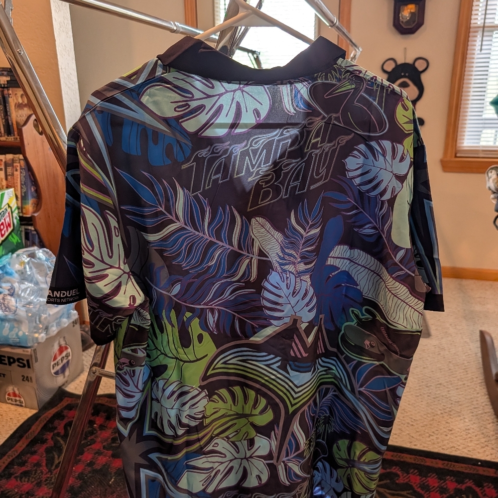 Tampa Bay Rays City Connect Button Down - Picture 3 of 4
